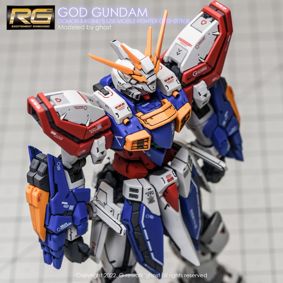 G-Rework Decal - [RG] GOD GUNDAM