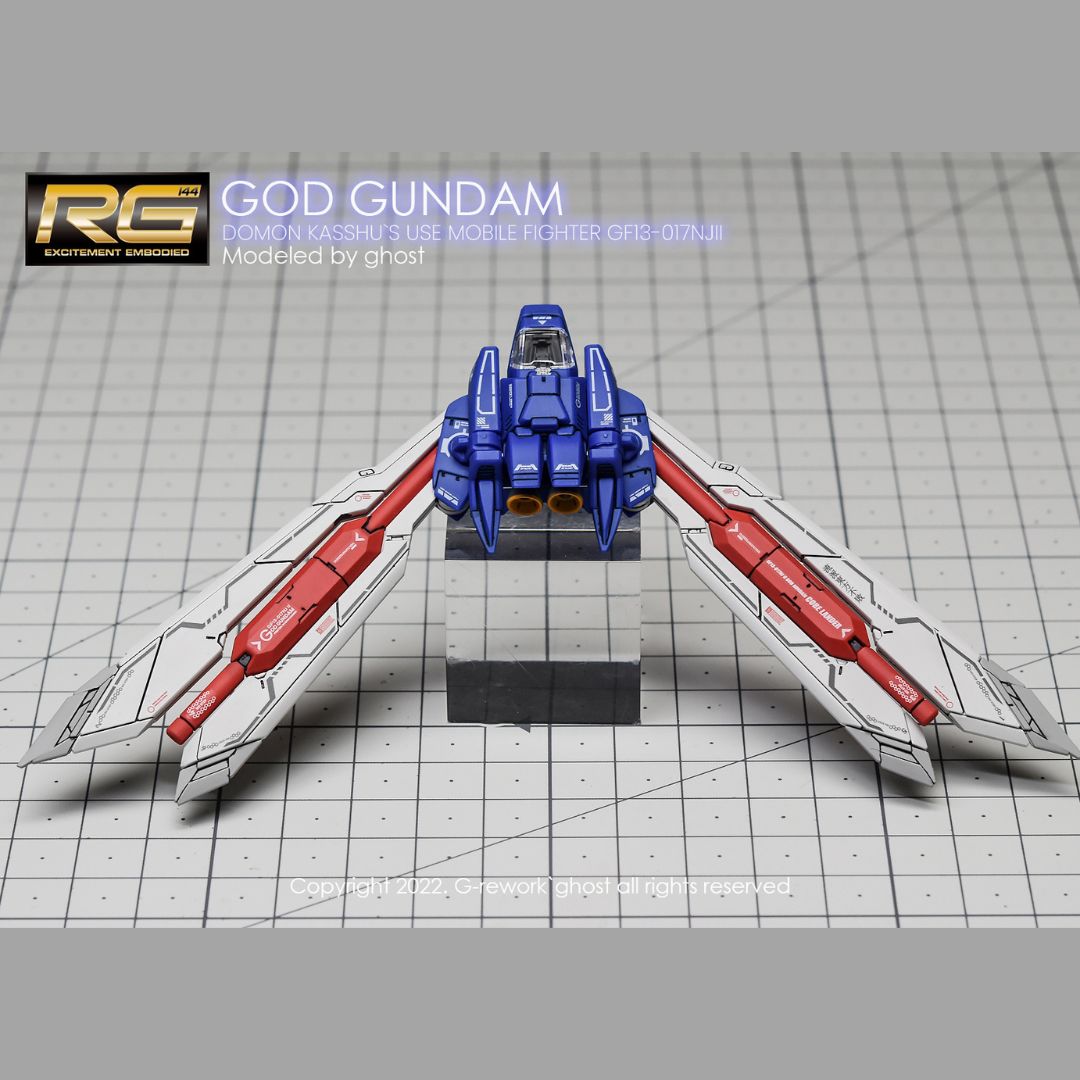 G-Rework Decal - [RG] GOD GUNDAM