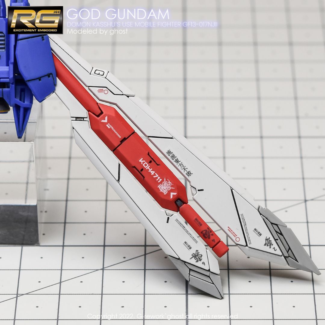 G-Rework Decal - [RG] GOD GUNDAM