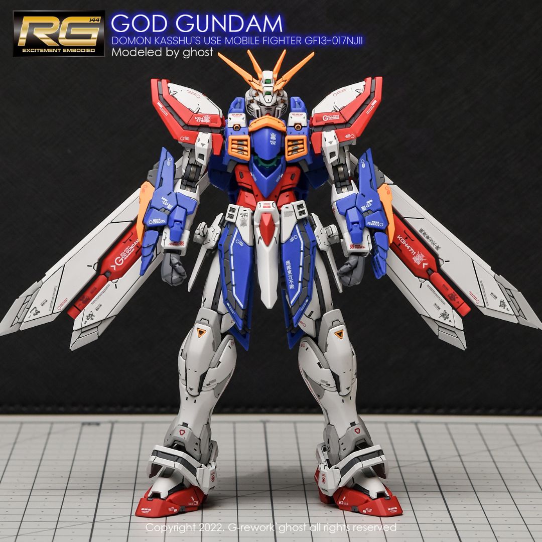 G-Rework Decal - [RG] GOD GUNDAM