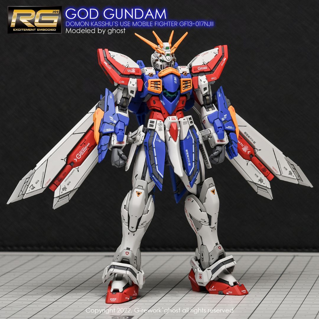 G-Rework Decal - [RG] GOD GUNDAM