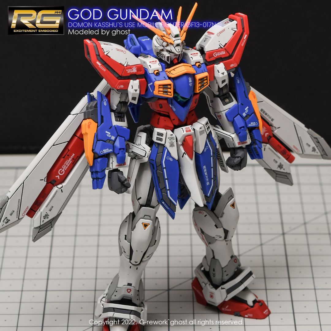 G-Rework Decal - [RG] GOD GUNDAM