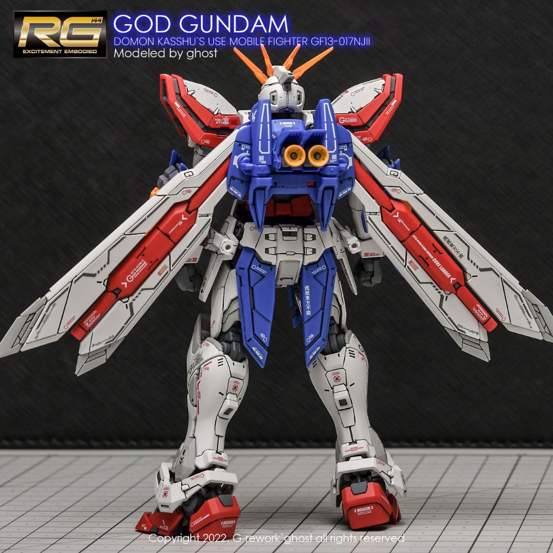 G-Rework Decal - [RG] GOD GUNDAM