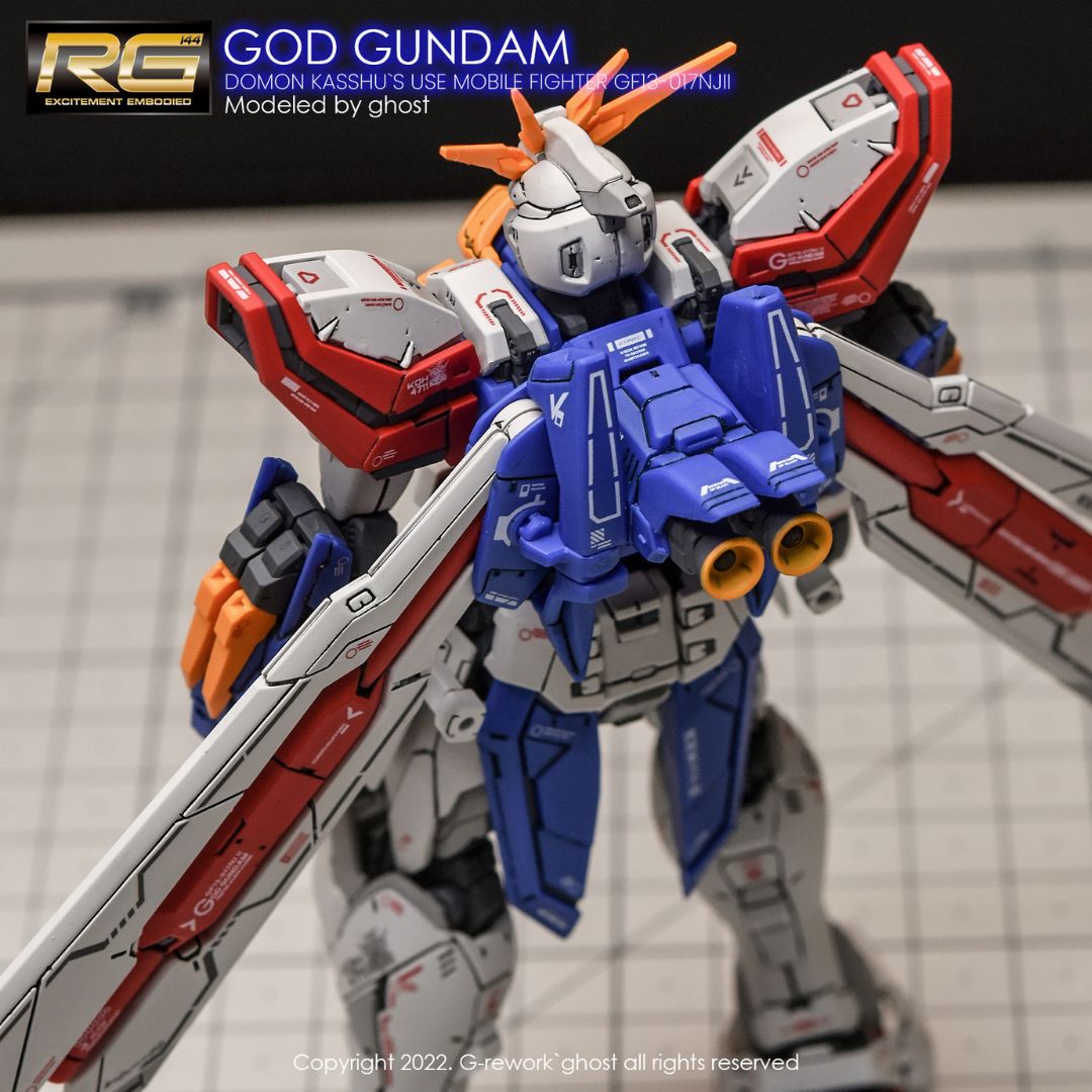 G-Rework Decal - [RG] GOD GUNDAM