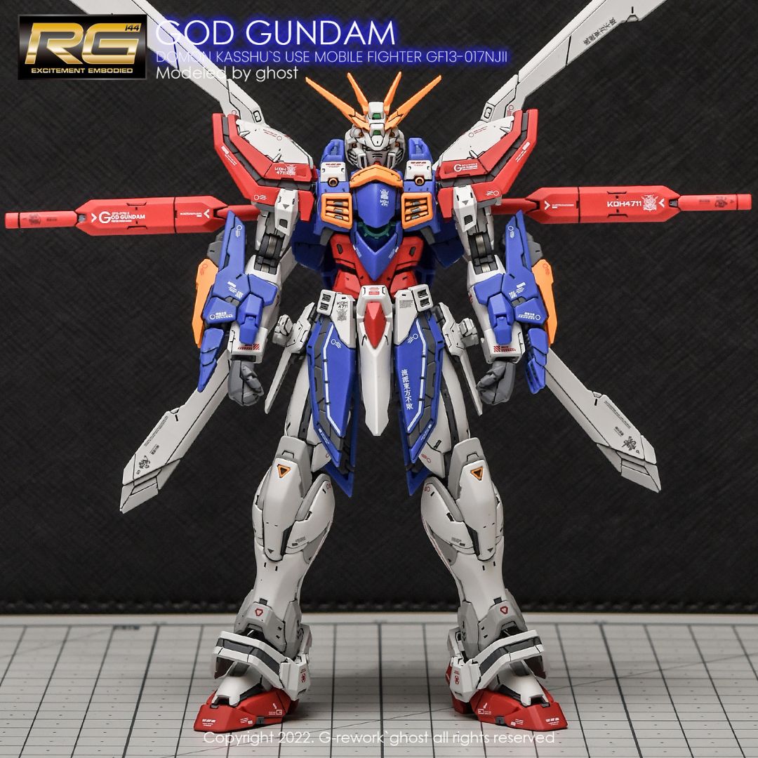 G-Rework Decal - [RG] GOD GUNDAM