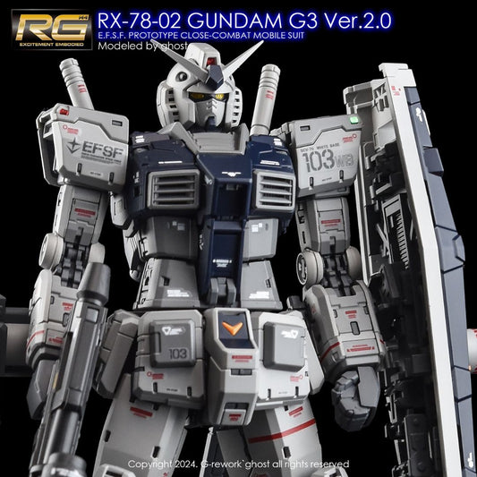 G-Rework Decal - [RG] RX-78-2 GUNDAM G3 VER 2.0