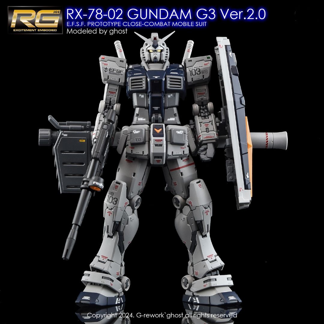 G-Rework Decal - [RG] RX-78-2 GUNDAM G3 VER 2.0