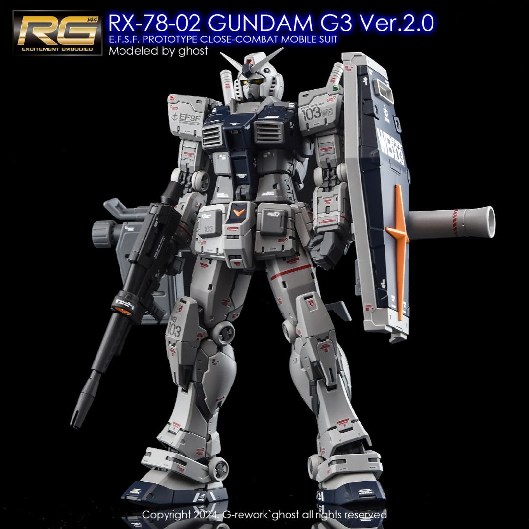 G-Rework Decal - [RG] RX-78-2 GUNDAM G3 VER 2.0
