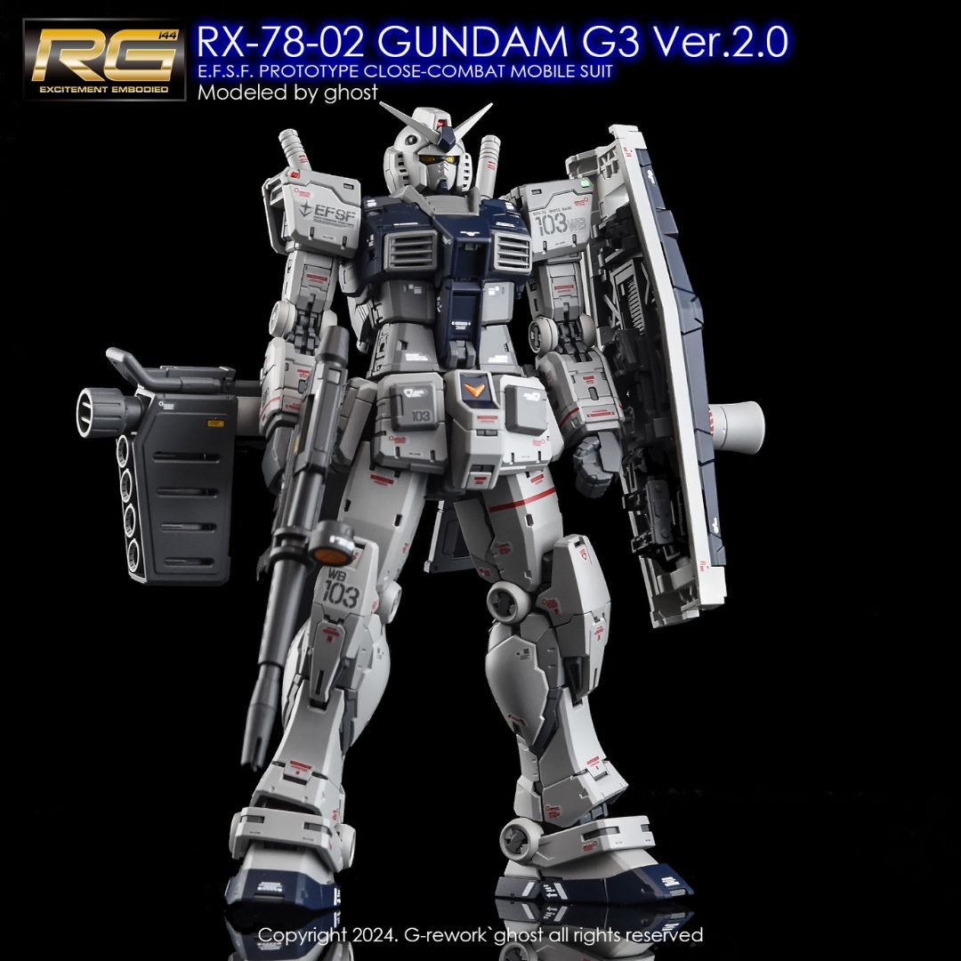 G-Rework Decal - [RG] RX-78-2 GUNDAM G3 VER 2.0