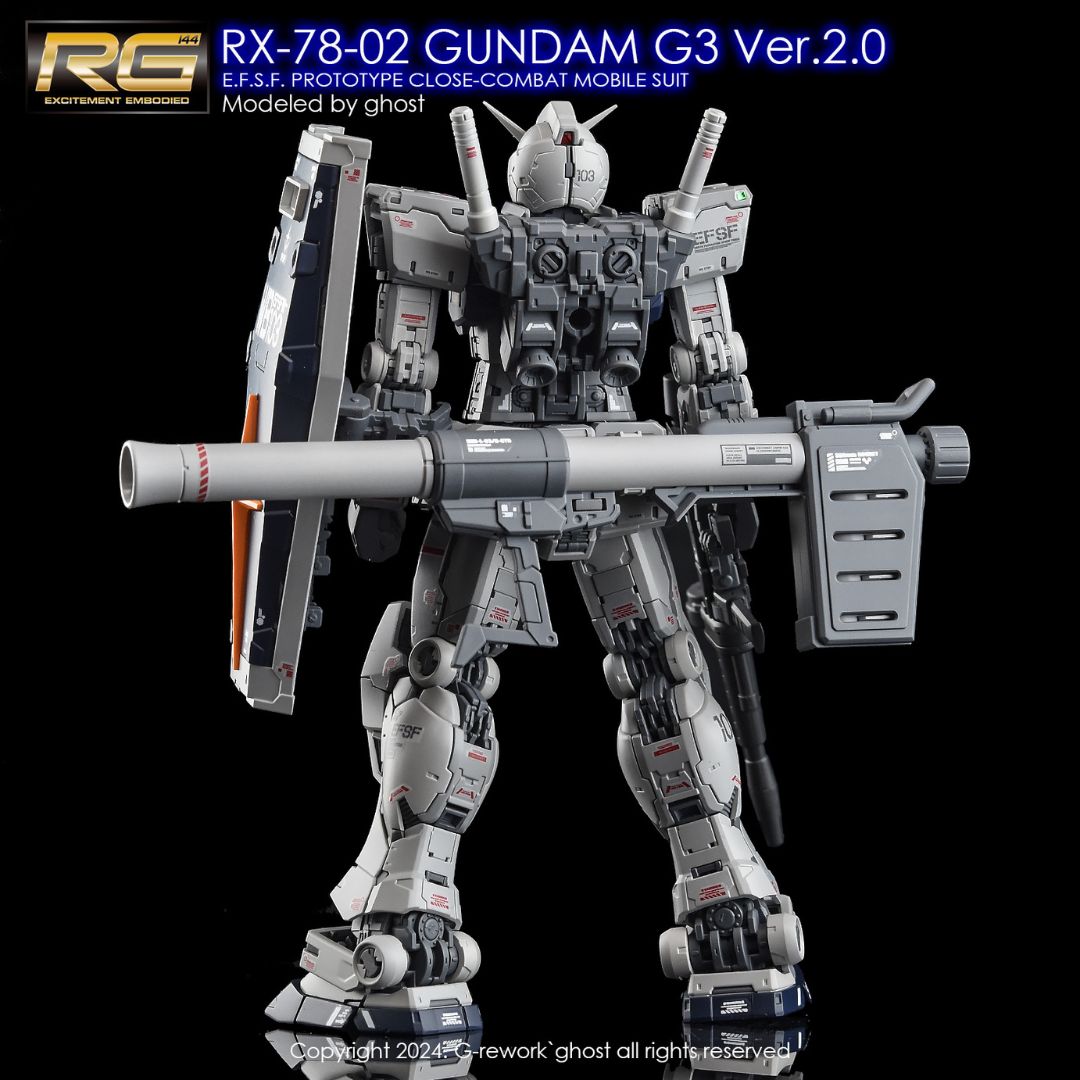 G-Rework Decal - [RG] RX-78-2 GUNDAM G3 VER 2.0