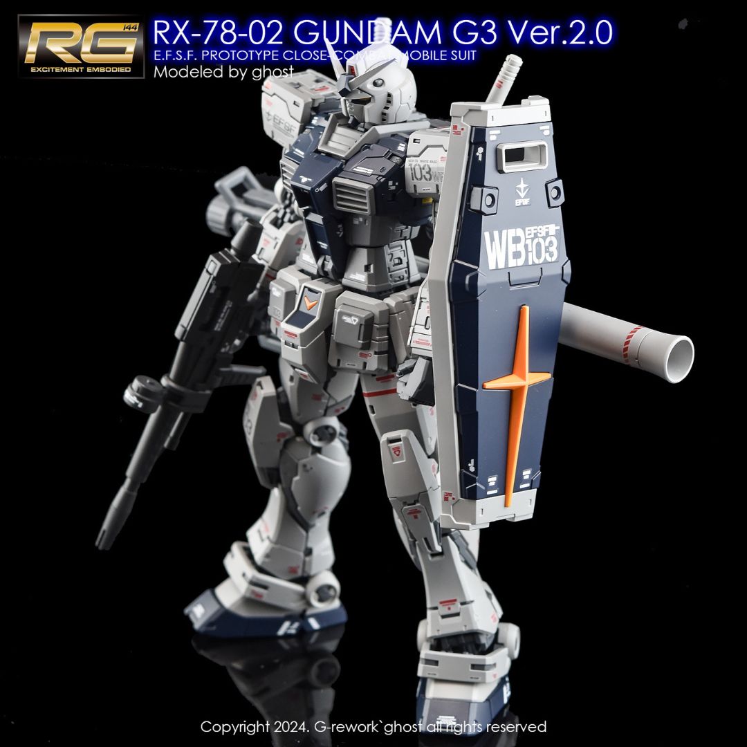 G-Rework Decal - [RG] RX-78-2 GUNDAM G3 VER 2.0