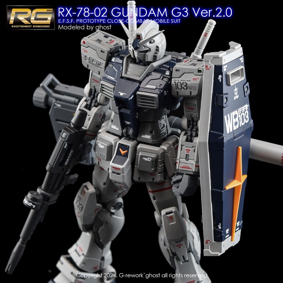 G-Rework Decal - [RG] RX-78-2 GUNDAM G3 VER 2.0