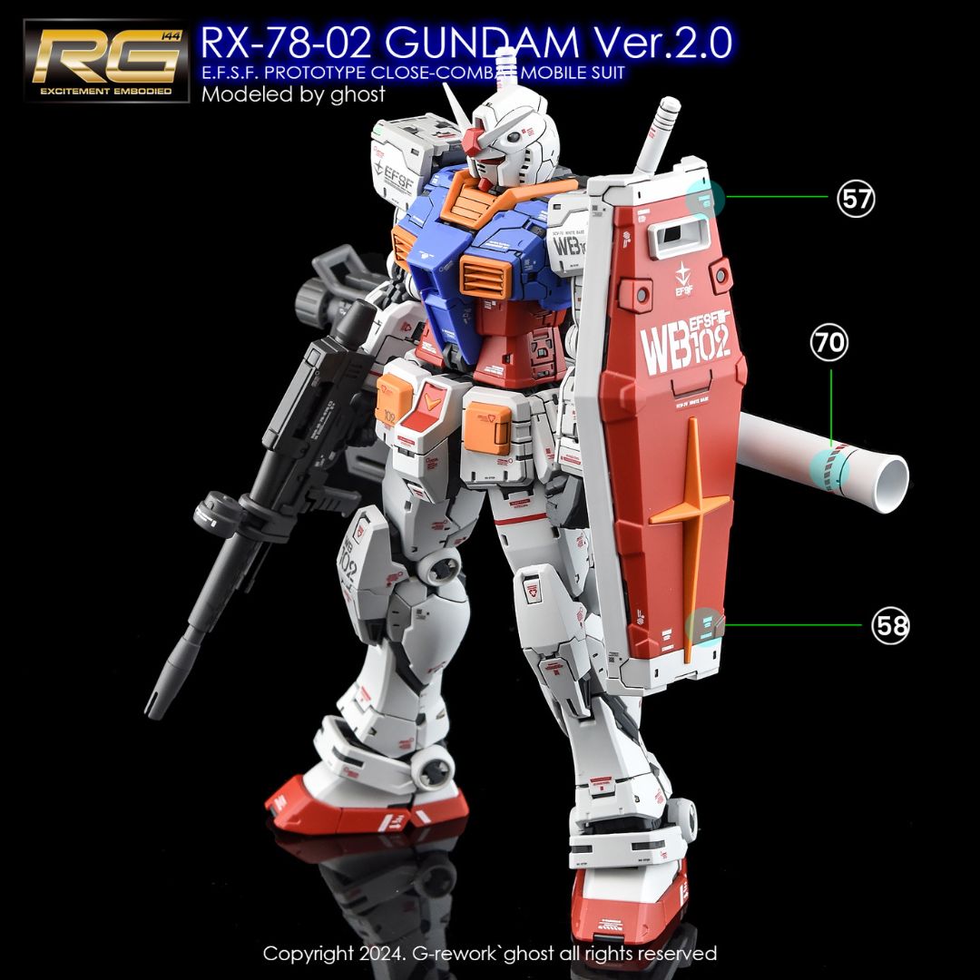G-Rework Decal - [RG] RX-78-2 GUNDAM 2.0