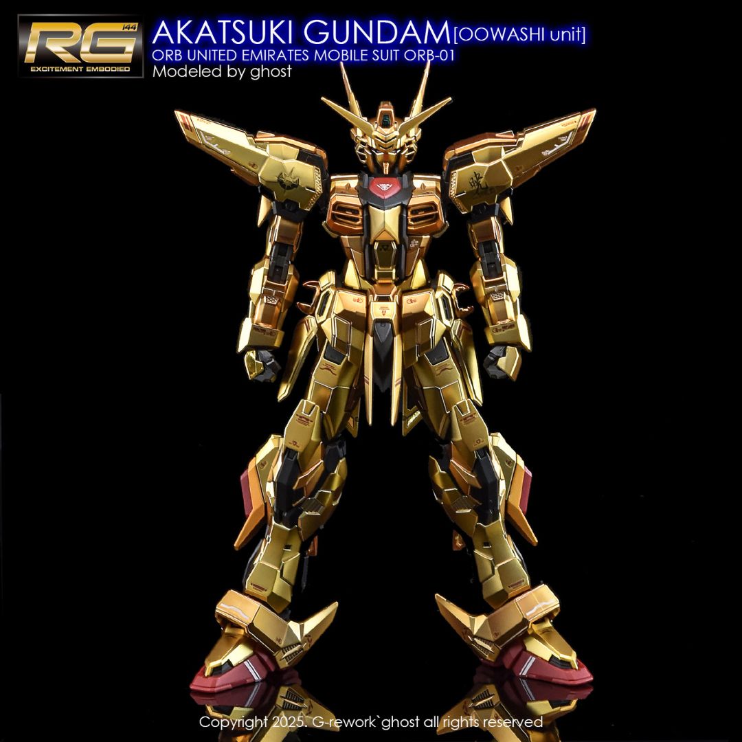 G-Rework Decal - [RG] AKATSUKI SHIRANUI [OOWASHI UNIT]