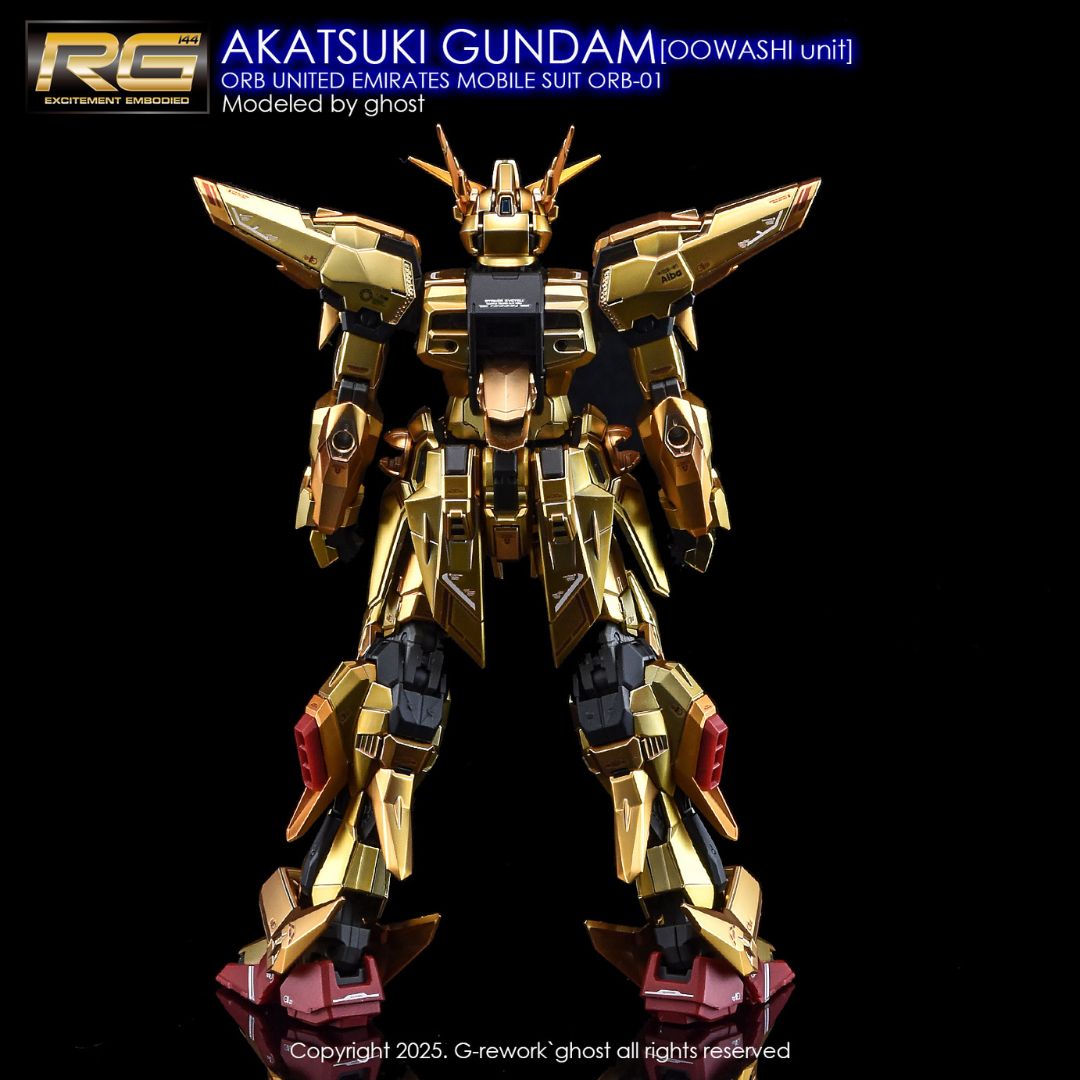 G-Rework Decal - [RG] AKATSUKI SHIRANUI [OOWASHI UNIT]