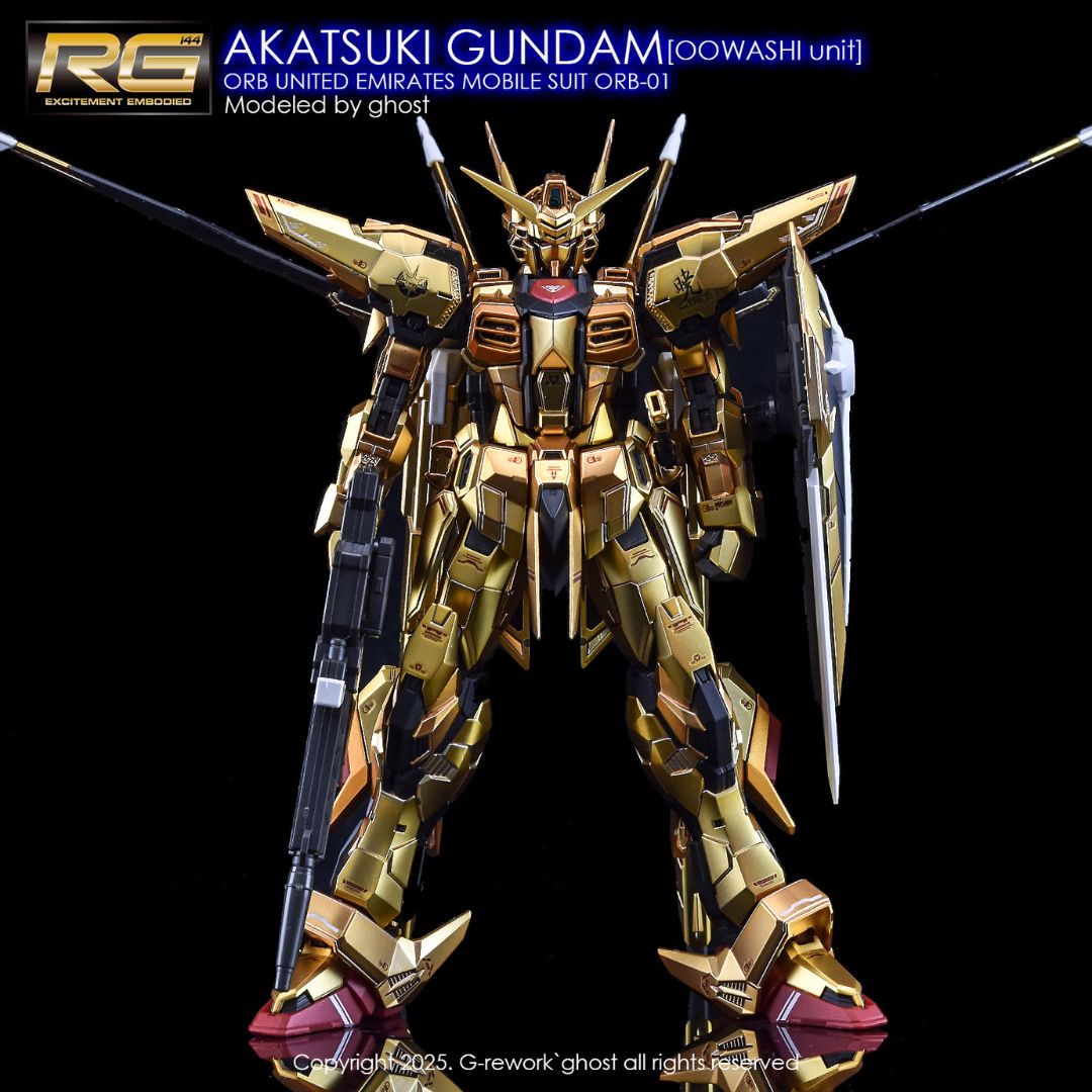 G-Rework Decal - [RG] AKATSUKI SHIRANUI [OOWASHI UNIT]