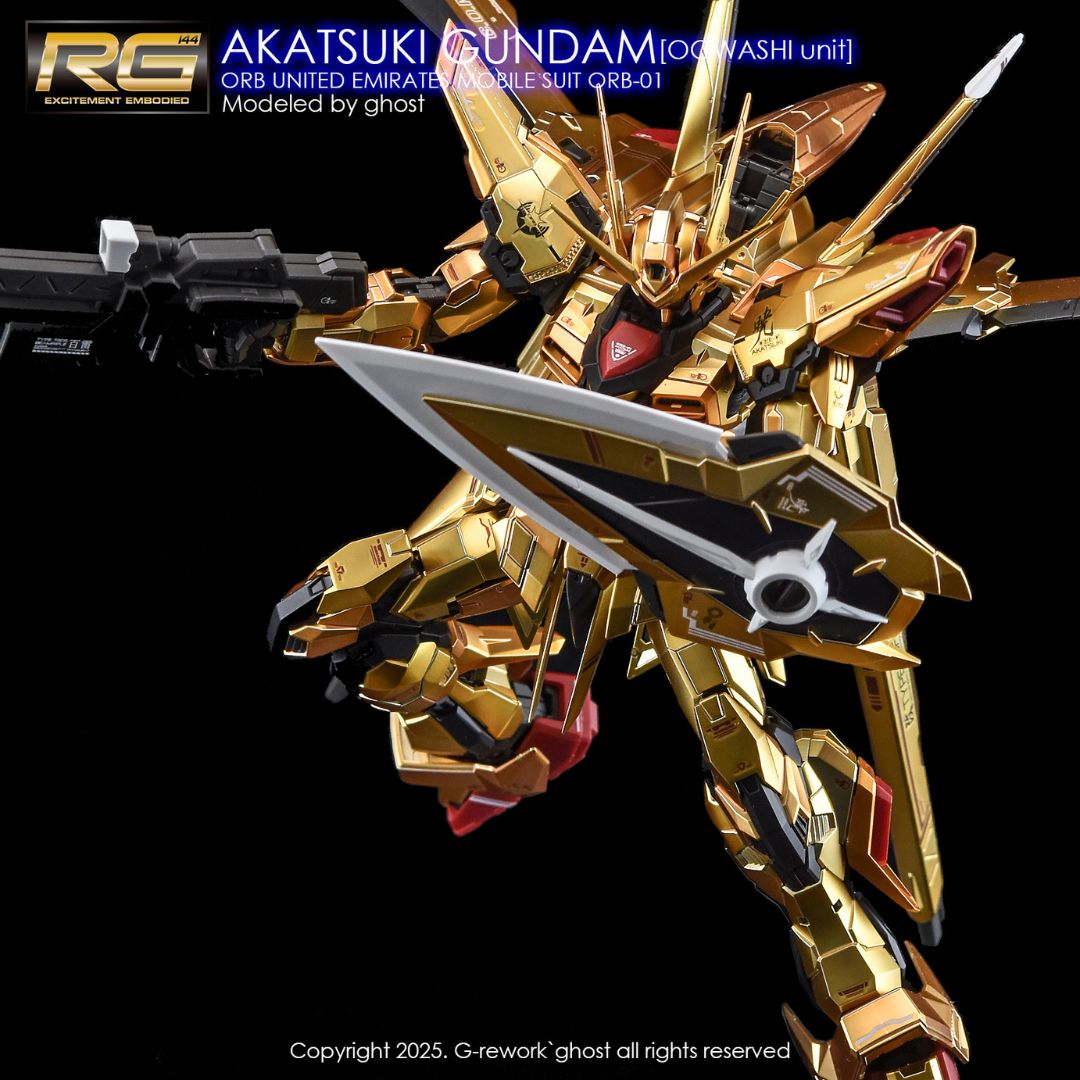G-Rework Decal - [RG] AKATSUKI SHIRANUI [OOWASHI UNIT]