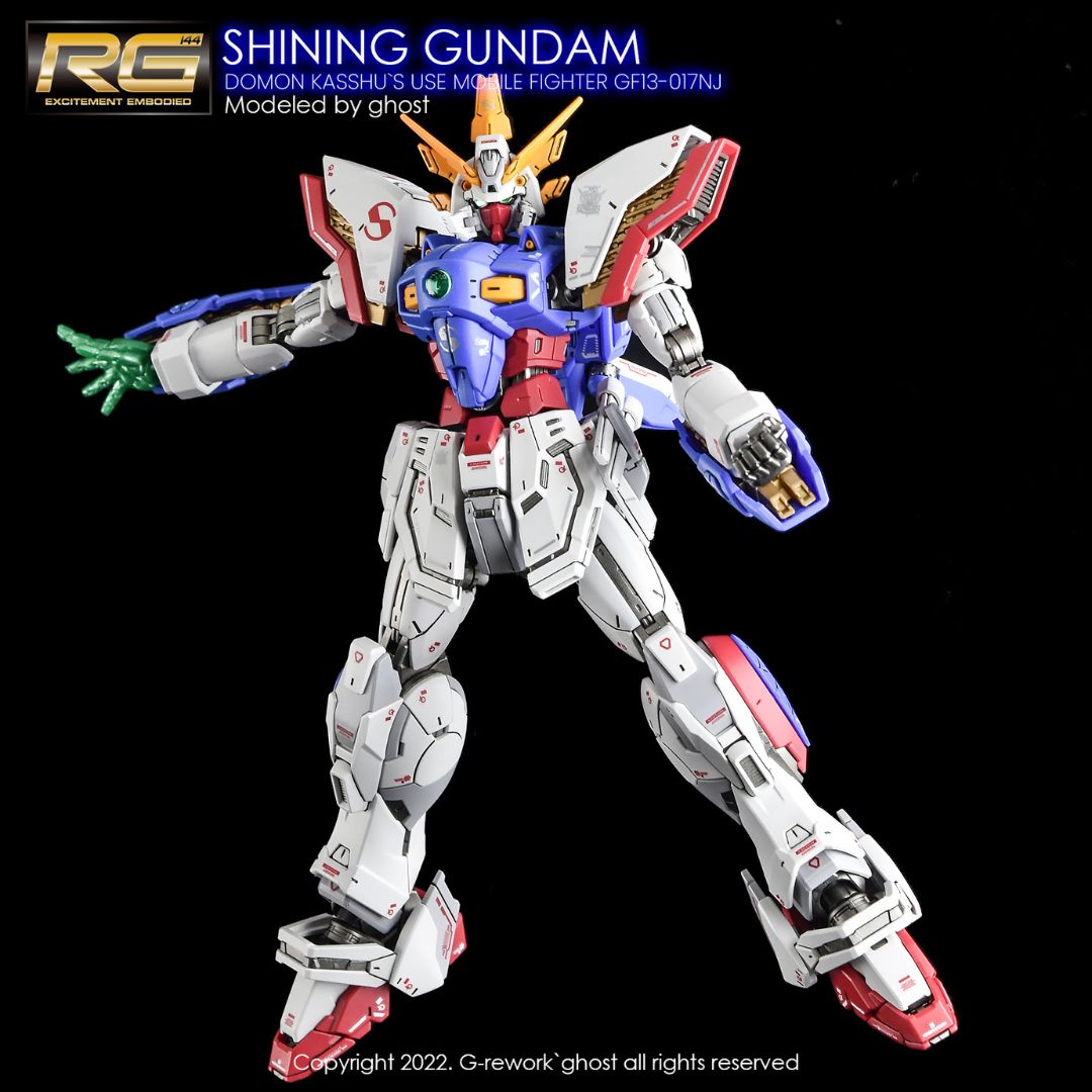 G-Rework Decal - [RG] SHINING GUNDAM