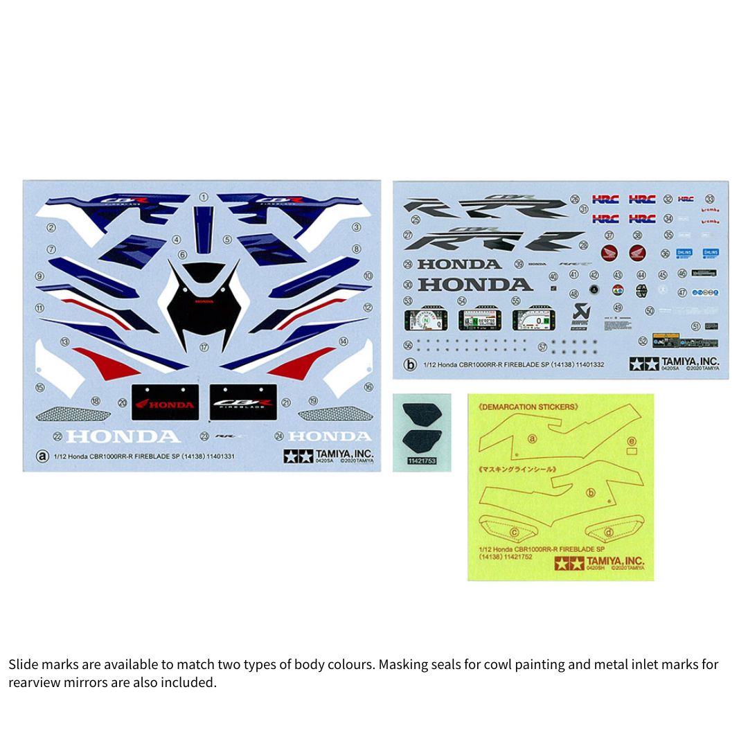 TAMIYA 1/12 Honda CBR1000RR-R Fireblade Special (14138)