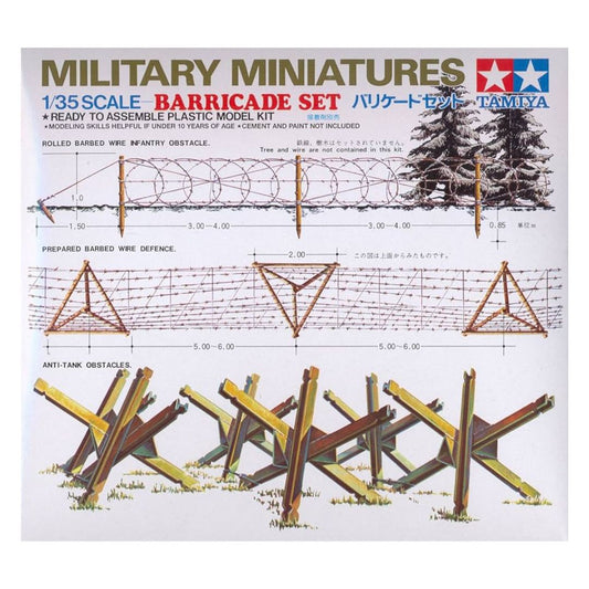 TAMIYA 1/35 Barricade Set (35027)