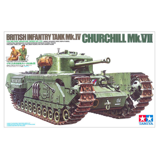 TAMIYA 1/35 British Infantry Tank Mk.Iv Churchill Mk.VII (35210)