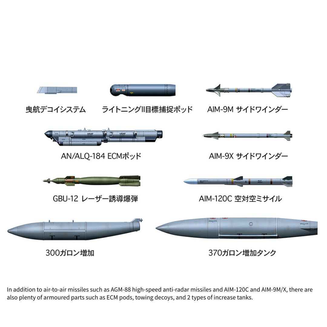 TAMIYA 1/48 Lockheed Martin F-16C [Block 25/32] Fighting Falcon Ang (61101)