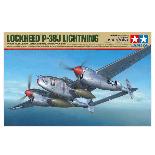TAMIYA 1/48 Lockheed¨ P-38¨J Lightning¨ (61123)