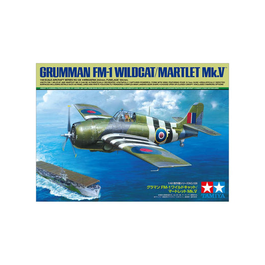 TAMIYA 1/48 Grumman FM-1 Wildcat/Martlet Mk.V (61126)