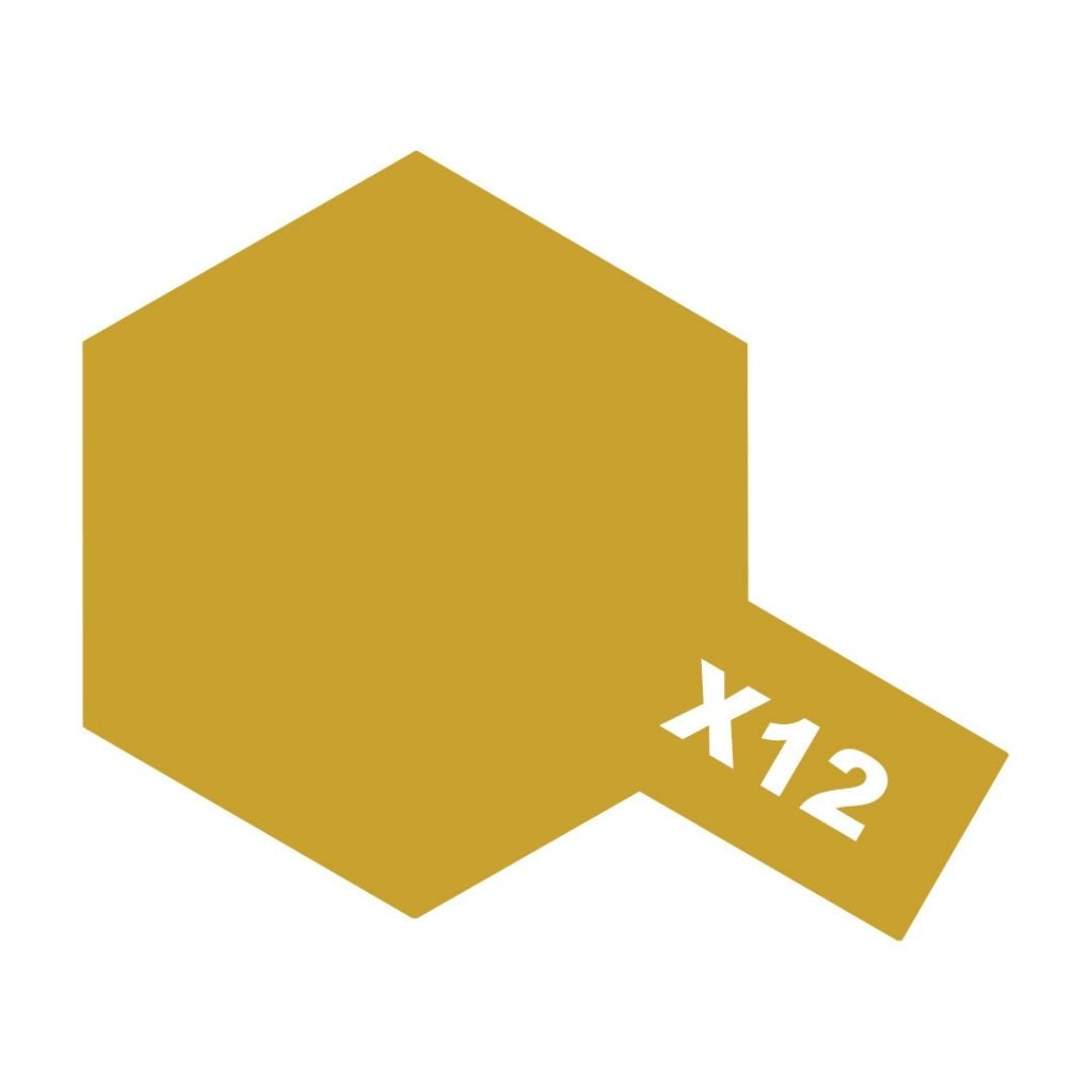 TAMIYA Acrylic Mini X-12 Gold Leaf 10ml #81512