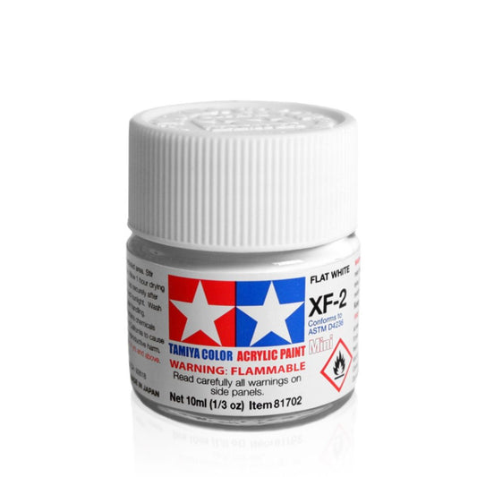 TAMIYA Acrylic Mini XF-2 Flat White 10ml #81702