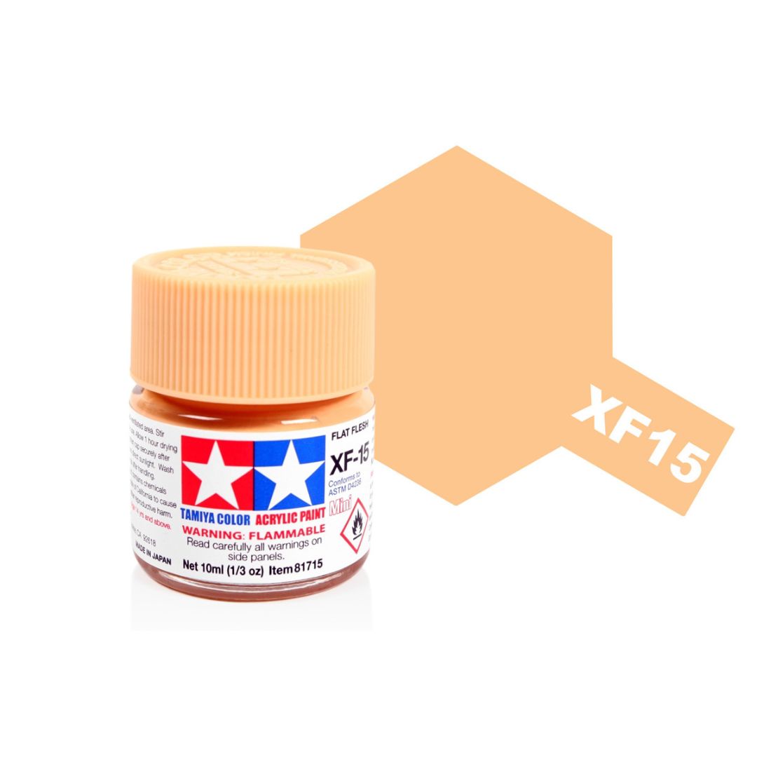 TAMIYA Acrylic Mini XF-15 Flat Flesh 10ml #81715