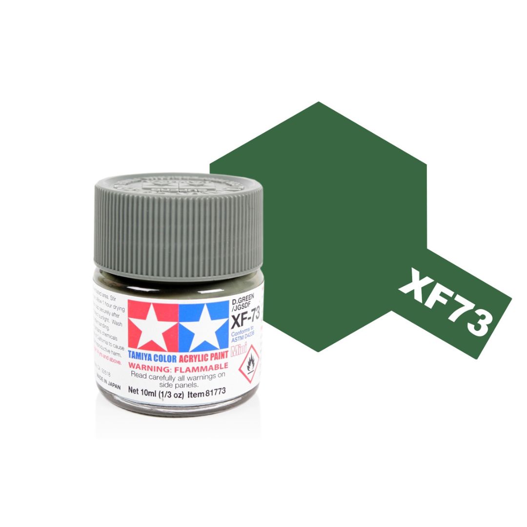 TAMIYA Acrylic Mini XF-73 Dark Green (JGSDF) 10ml #81773