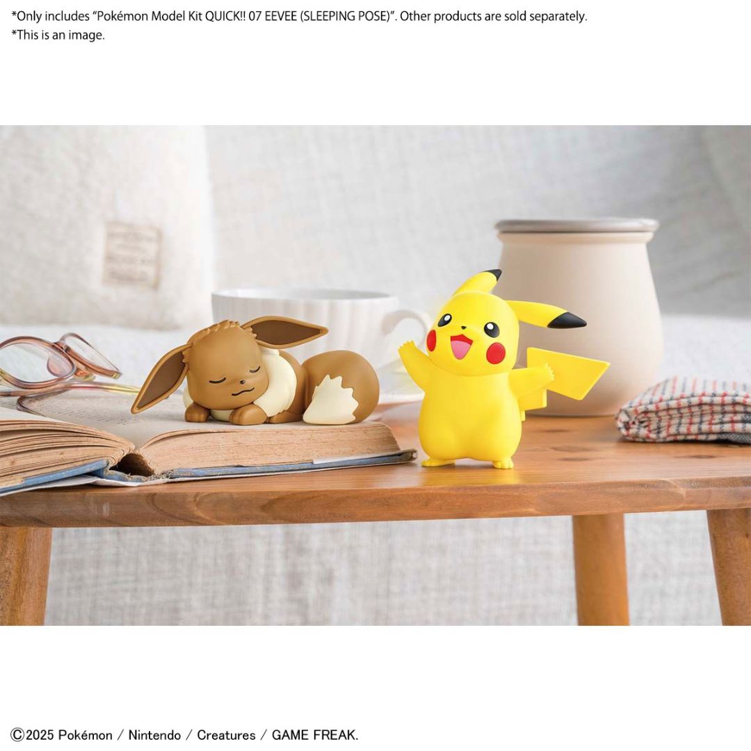 Bandai Pokemon Plastic Model Collection Quick !! 07 Eevee (Sleeping Pose)
