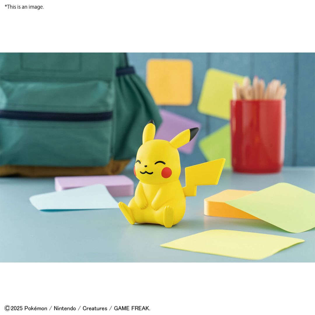 Bandai Pokemon Plastic Model Collection Quick !! 16 Pikachu (Sitting Pose)