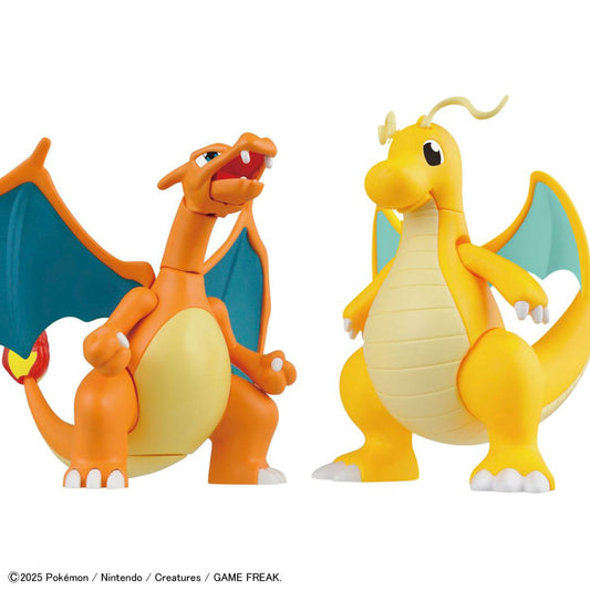 Bandai Pokemon Plastic Model Collection Select Series 43 Charizard (Battle Ver) & Dragonite
