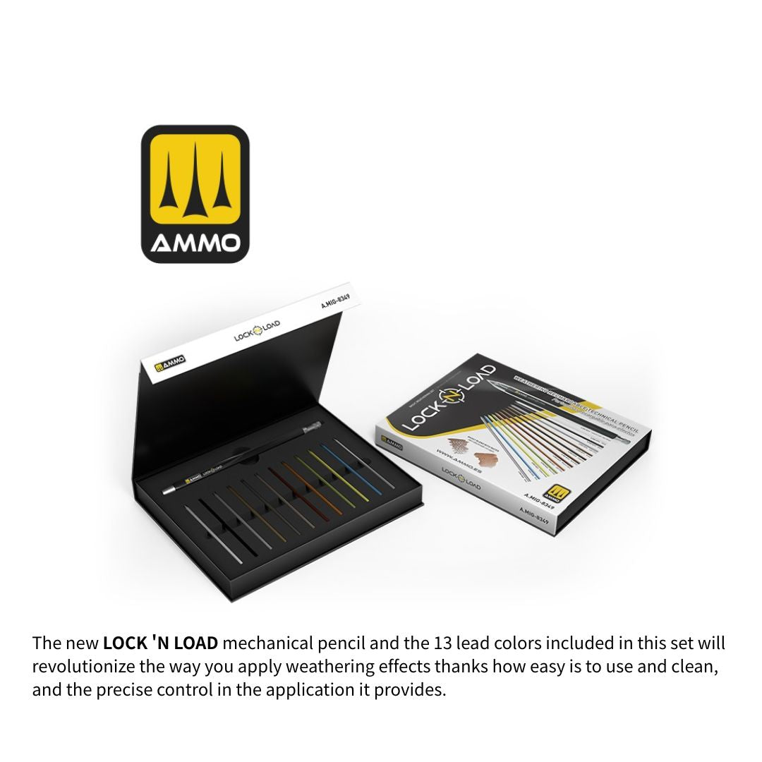 MIG 8349 LOCK 'N LOAD - Weathering Rechargable Technical Pencil