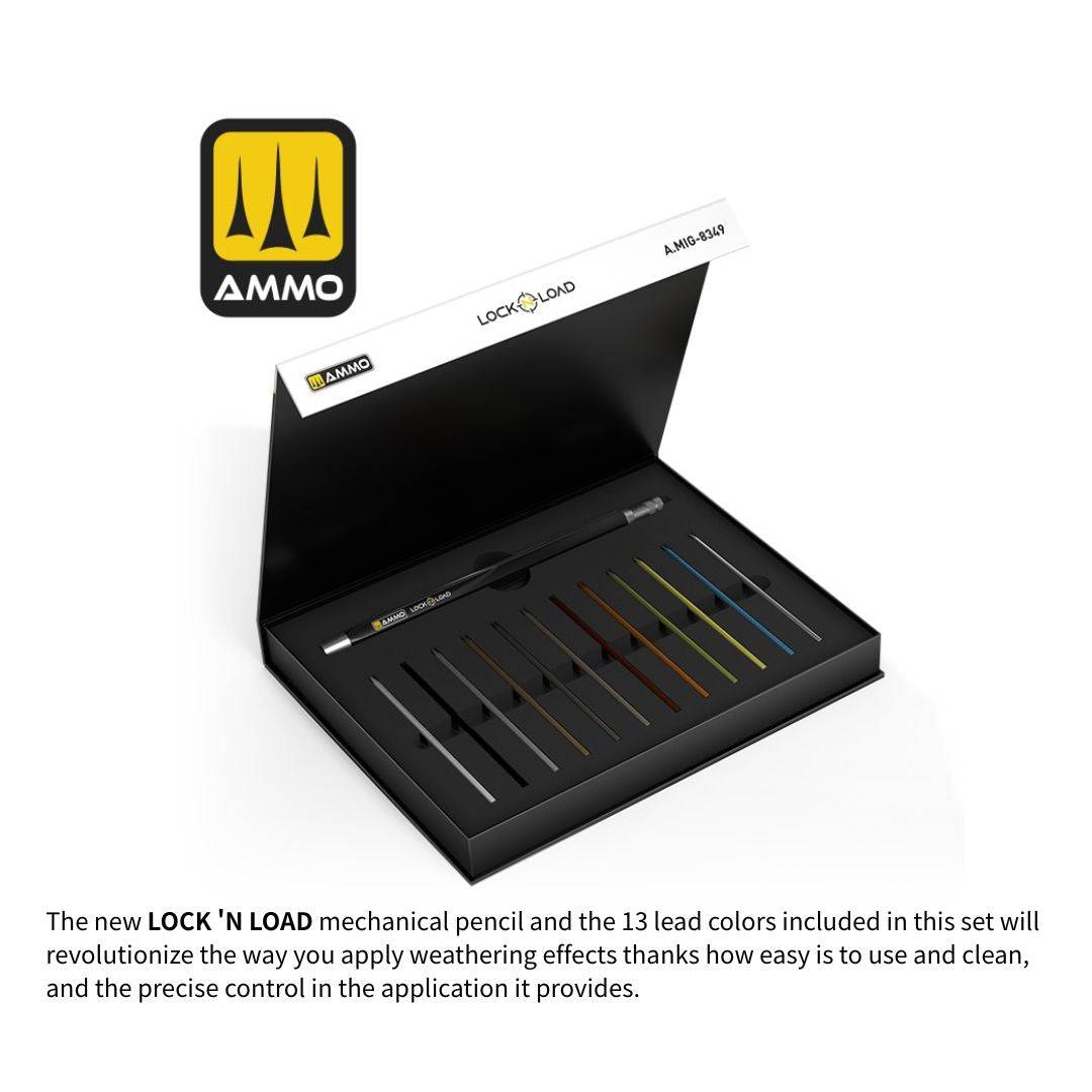MIG 8349 LOCK 'N LOAD - Weathering Rechargable Technical Pencil