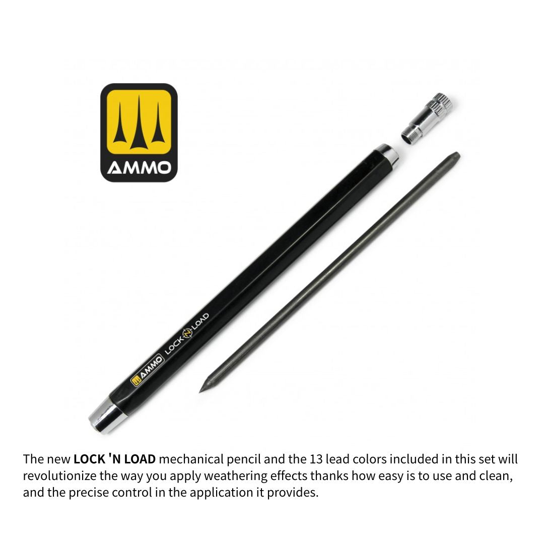 MIG 8349 LOCK 'N LOAD - Weathering Rechargable Technical Pencil