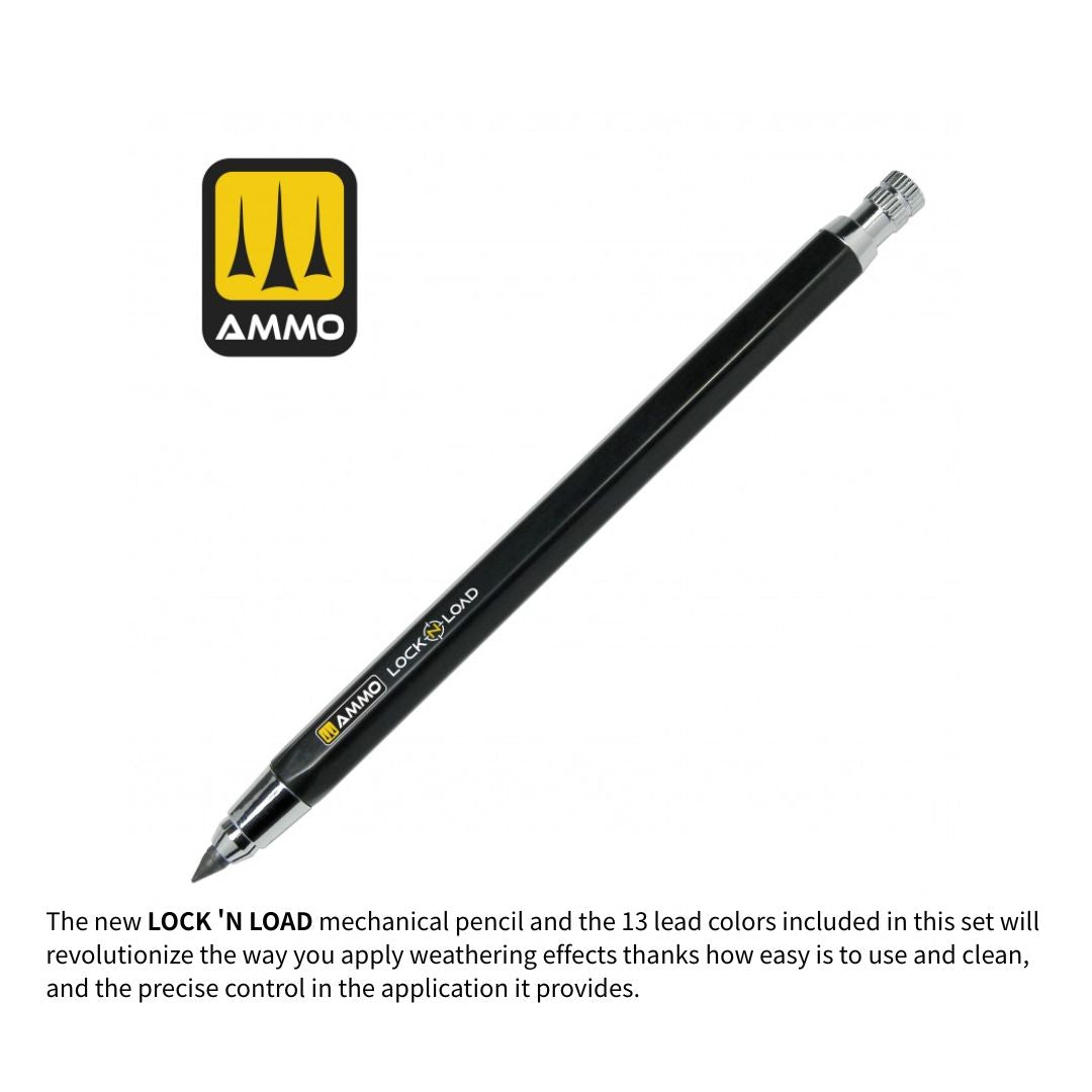 MIG 8349 LOCK 'N LOAD - Weathering Rechargable Technical Pencil