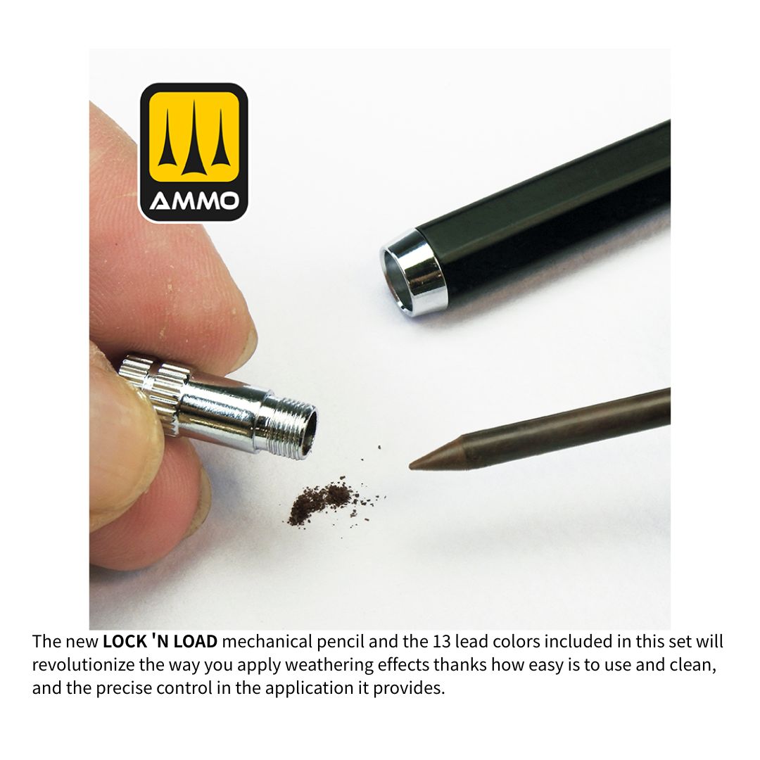 MIG 8349 LOCK 'N LOAD - Weathering Rechargable Technical Pencil