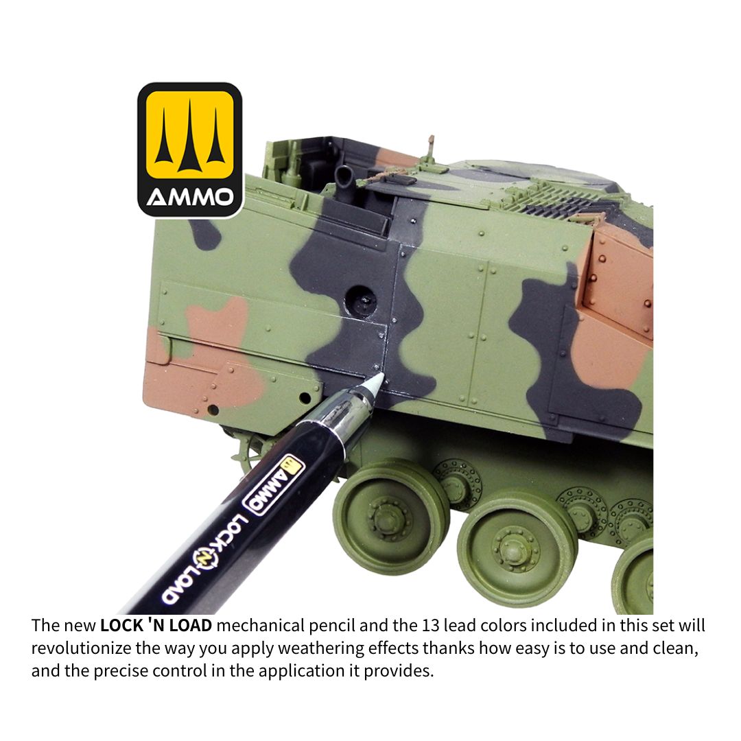 MIG 8349 LOCK 'N LOAD - Weathering Rechargable Technical Pencil