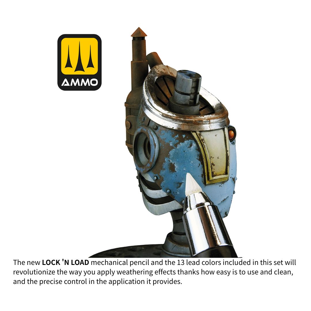 MIG 8349 LOCK 'N LOAD - Weathering Rechargable Technical Pencil