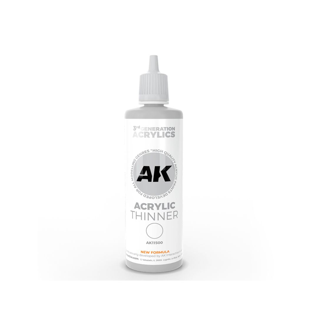 AK Interactive AK11500 Acrylic Thinner 100 ml 3Gen