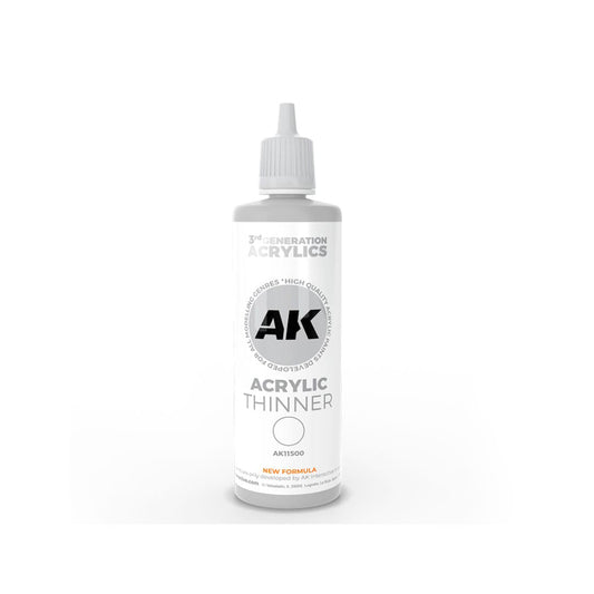 AK Interactive AK11500 Acrylic Thinner 100 ml 3Gen