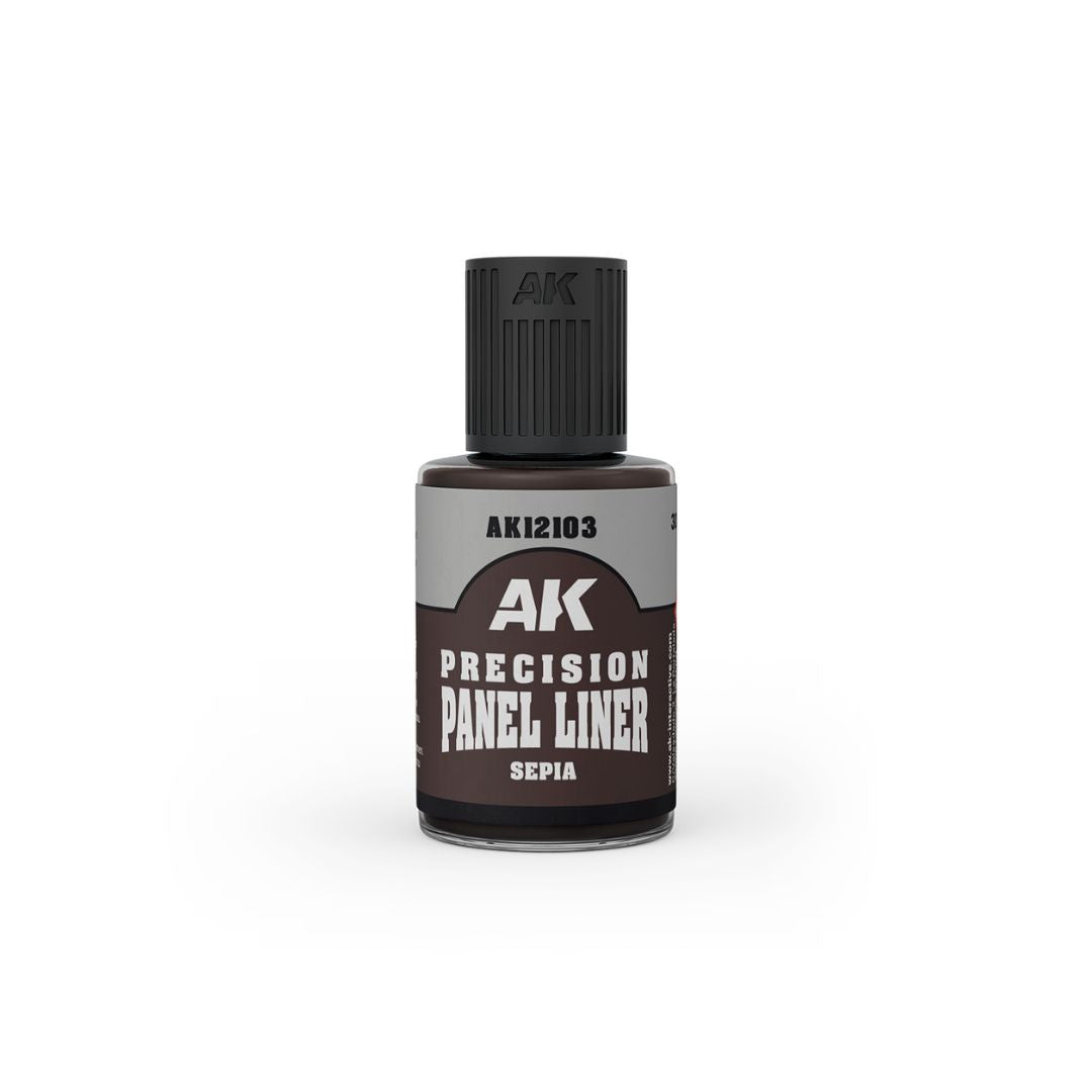 AK Interactive Precision Paneliners AK12103 - Sepia 30ml