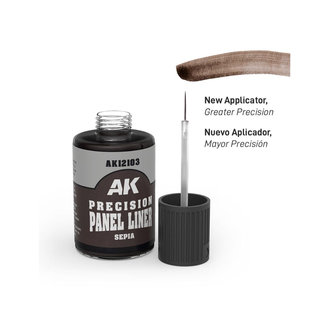 AK Interactive Precision Paneliners AK12103 - Sepia 30ml