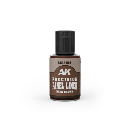 AK Interactive Precision Paneliners AK12104 - Dark Brown 30ml