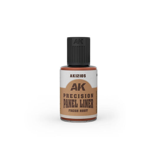 AK Interactive Precision Paneliners AK12105 - Fresh Rust 30ml