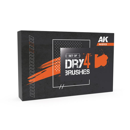 AK Interactive AKB103 Dry Brushes Set