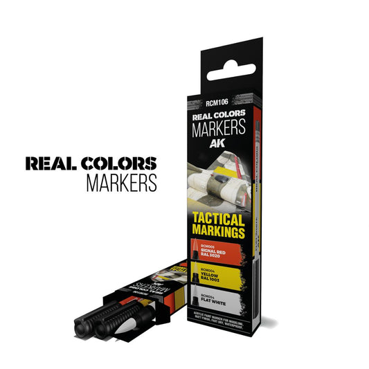 AK Interactive Real Colors Markers Set RCM106 - Tactical